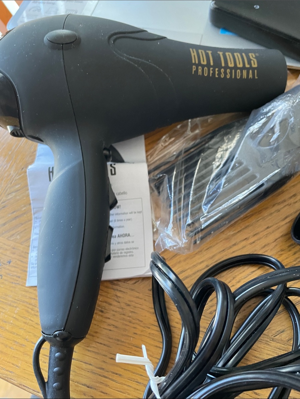 Hot Tools Professional Tourmaline SuperLite Hair Dryer - Black - Picture 3 of 8